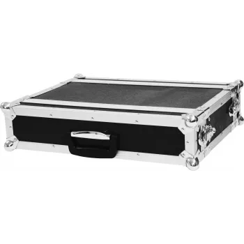 Flightcase Roadinger 30107190 contraplacado preto prateado 4,4 kg