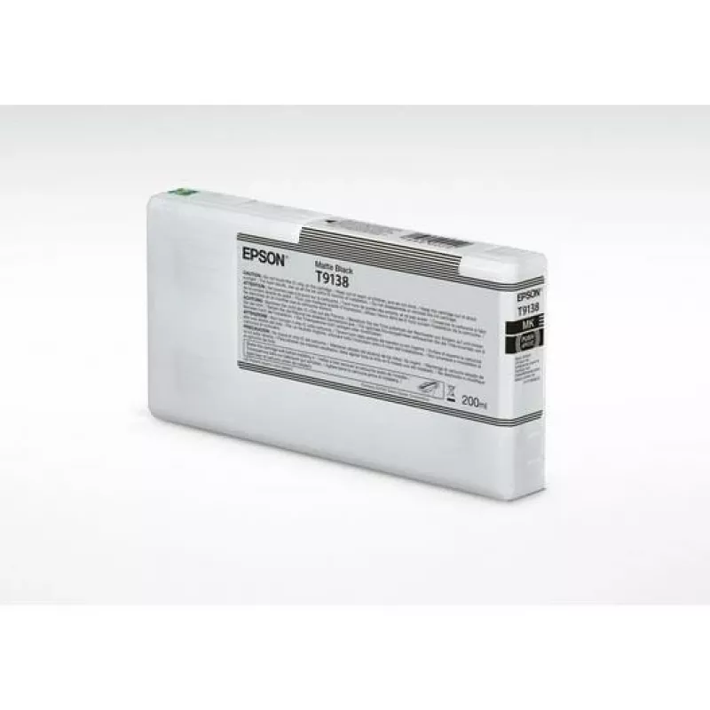 Tinteiro Epson T9138 Preto mate 200 ml – Tinteiro preto mate