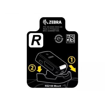 Zebra SG-RS2X-HMTRA-01 suporte, suporte passivo, leitor de códigos de barras, preto