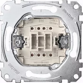 Mecanismo de botão MERTEN MEG3156-0000 com terminal N 10 A AC 250 V MEG3156-0000 MEG3156-0000 (MEG3156-0000)