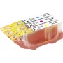 Pack combinado de tinta Renkforce substitui Canon CLI-526 CMY (4541B009) compatível ciano, magenta, amarelo RF-5688328 (RF-5688328)