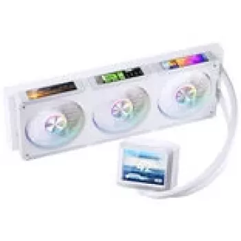 Jonsbo TF3-360SCW Refrigerador líquido AiO para CPU 360 mm, ARGB, Branco