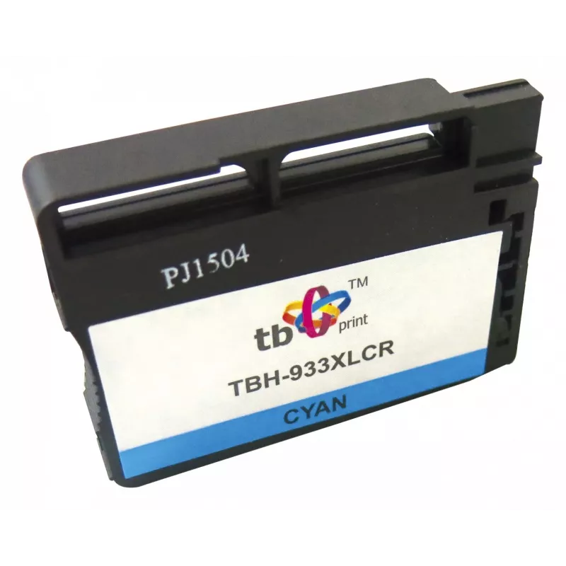 TB Print TBH-933XLCR cartucho de tinta remanufaturado para HP 933XL (CN054AE), HP Officejet 6100 ePrinter, ciano, 16 ml, 825 páginas