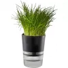 Vaso de ervas GEFU BOTANICO autónomo plástico, aço inoxidável preto