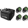 Projetor LED Par EUROLITE 20000957 4x Silent QCL Floor com Softbag