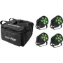 Projetor LED Par EUROLITE 20000957 4x Silent QCL Floor com Softbag