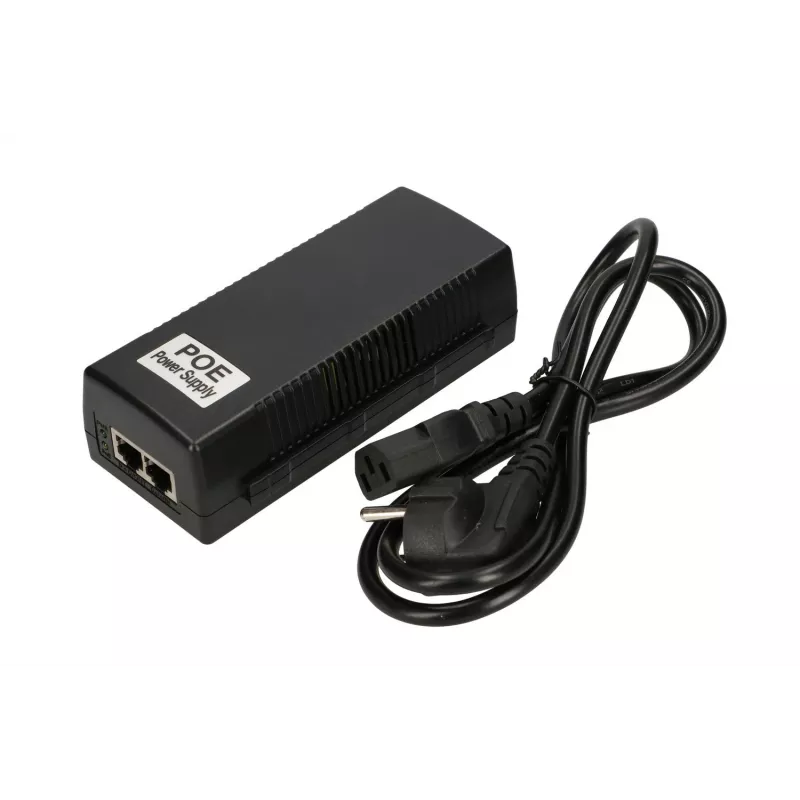 Fonte de alimentação Extralink POE-48-48W, 48V, 1A, 48W, Gigabit 802.3af/at