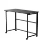 Mesa dobrável Maclean, preta, móvel, 100 x 50 cm, máx. 50 kg MC-1250 B