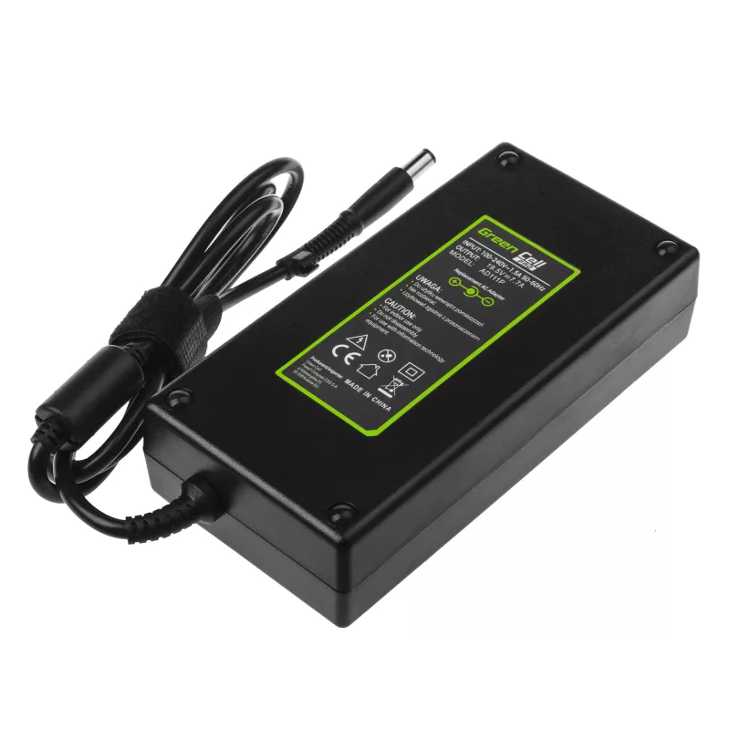 Fonte de alimentação Green Cell AD111P 150W 19.5V 7.7A fonte de alimentação universal para portátil preto