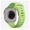Pulseira Nomad Sport Band verde-clara de borracha — largura 21,5 mm, pulso 160–195 mm