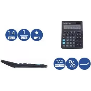 MAUL MXL 14 calculadora de secretária preta (7267490)