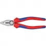 Alicate universal Knipex, punhos de 2 componentes, 200 mm