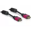 Delock 84334 cabo HDMI, HDMI A macho para HDMI A macho, 4K 30 Hz, 3 m