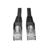Cabo Ethernet Gigabit Cat6 Snagless Molded (UTP) Eaton Tripp Lite Series (RJ45 M/M), PoE, preto, 1,52 m - cabo de rede - RJ-45 (M) para RJ-45 (M) - 1,52 m - UTP - CAT 6 - Molded