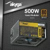 Akyga Ultimate AK-U4-500 fonte de alimentação ATX 500 W, 80 PLUS Bronze, PFC ativo, ventoinha de 120 mm