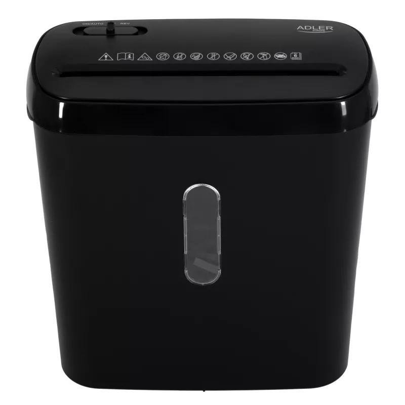 Destruidor de documentos | AD 1039 | preto | 8 L | 70 dB | corte em tiras