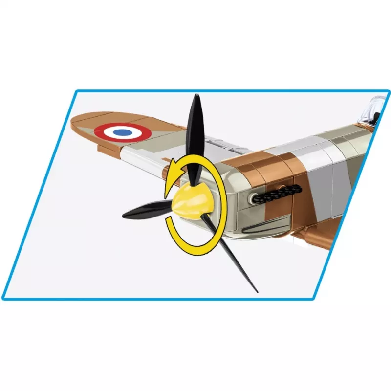 Conjunto de construção Cobi Dewoitine D.520 335 peças Segunda Guerra Mundial