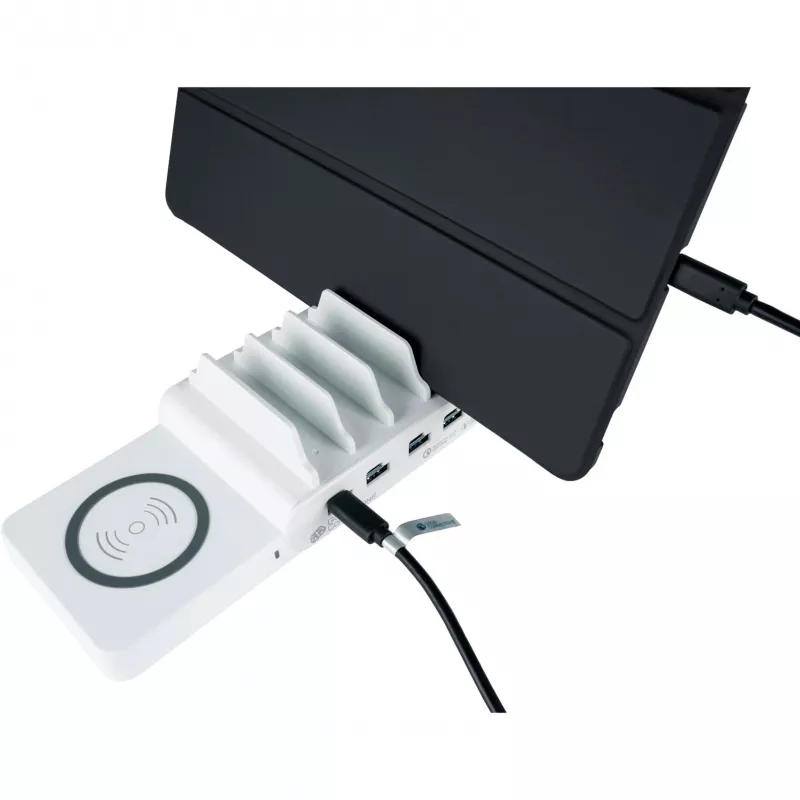 Carregador para dispositivos móveis Alcasa PCA-D006WQL branco carregamento rápido