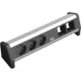 Extensão de energia Bachmann 3x Schuko 2x GST18 preto prateado