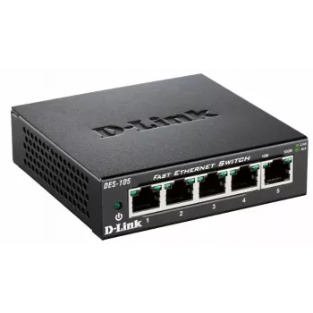 D-Link DES-105 Unmanaged L2 preto