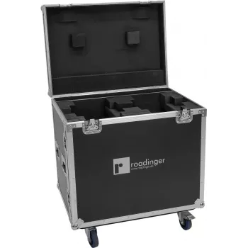 Flightcase Roadinger para 2x DMH-380 — mala de transporte resistente, Modelo 31005242