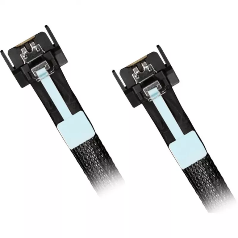 Adaptador de unidade ICY BOX MB413L-B – MCIO 8i SFF-TA-1016 para 2× MCIO 4i SFF-TA-1016
