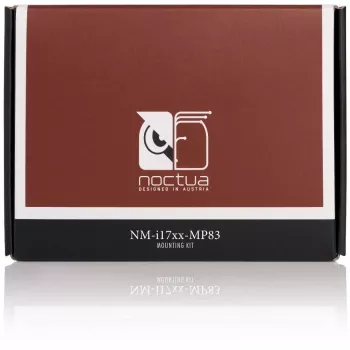 Conjunto de montagem Noctua NM-I17XX-MP83 para LGA 1700, componentes de montagem prateados
