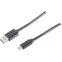Cabo USB S/CONN 14-10005 USB 2.0 1m USB A USB C preto
