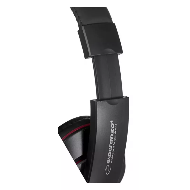 Auscultadores/headset Esperanza EH121 com fios in-ear música preto