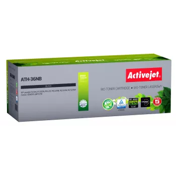 Toner compatível ActiveJet ATH-36NB Supreme para Canon/HP, preto, 2000 páginas, pack individual