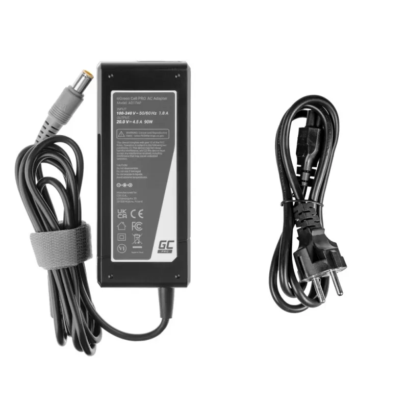 Fonte de alimentação PRO 20V 4.5A90W Lenovo T410 T420