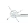 Suporte de parede AVTEK WallMount Next 1200 — aço, branco, telescópico, rotação 360°, inclinação ±42°, carga máxima 20 kg