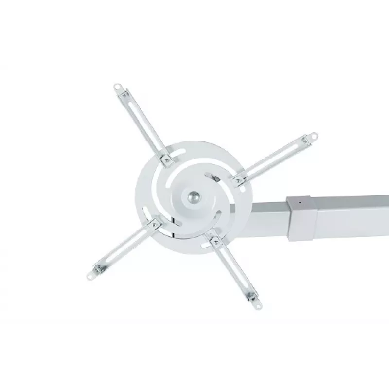 Suporte de parede AVTEK WallMount Next 1200 — aço, branco, telescópico, rotação 360°, inclinação ±42°, carga máxima 20 kg