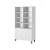 Estante PAFOS 100x40x176,5 cm branco mate