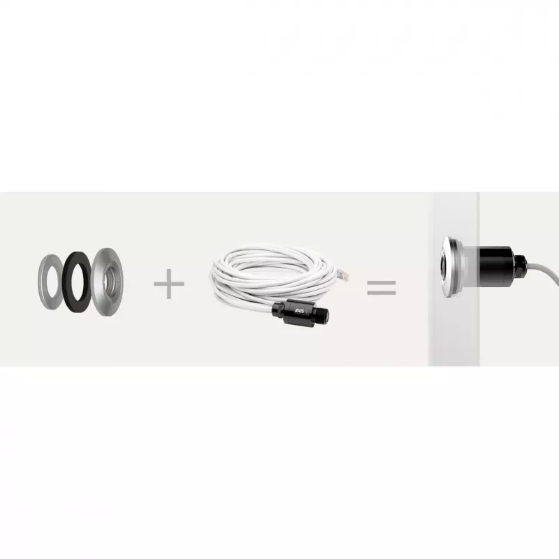 Axis montagem Covert/Pinhole F8212 anel de acabamento pack de 10