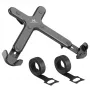 Suporte de secretária para portátil MACLEAN MC-836 — altura ajustável, design ergonómico, preto, para utilização horizontal do portátil (58,5×236×320 mm)