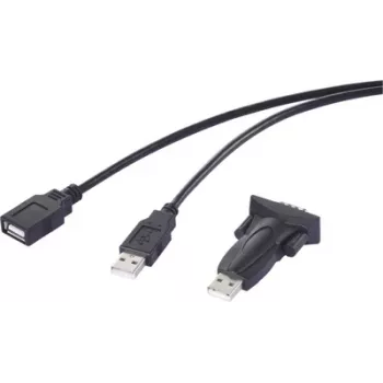 Adaptador série USB 2.0 Renkforce [1x - 1x ficha RS232] (RF-6801264)