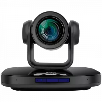 Câmara de videoconferência 4K PTZ Prestigio Alpha — 4K UHD, 8,4 MP, PTZ, IA, PoE, HDMI 2.0/USB 3.0/RJ45/3G-SDI (sem microfone)