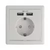 Tomada CEE 7/3 + USB DeLOCK 11471