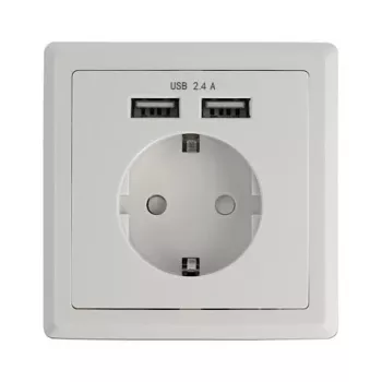 Tomada CEE 7/3 + USB DeLOCK 11471