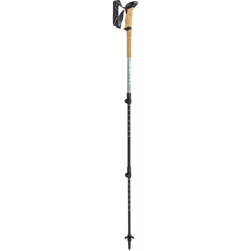 Bastões de trekking Leki Makalu Lite ajustáveis 90–125 cm, cinzento-verde