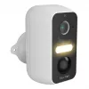 Safer 3L, Câmara de vigilância IP, exterior, sem fios, Amazon Alexa e Google Assistant, montagem na parede