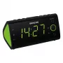 Rádio-relógio SENCOR SRC 170GN – rádio-relógio FM com duplo alarme, ecrã LED de 1,2 polegadas, temperatura interior, função soneca (preto)