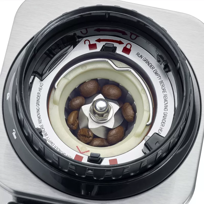 Caso Moinho de café | Barista Chef Aço inoxidável | 150 W | Capacidade de grãos de café 250 g | Número de chávenas 12 unid. | Aço inoxidável