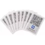 Hekatron Service Codes Mein HPlus 10 unidades Modelo 30-6800118-01-01 — conjunto com 10 autocolantes de código de serviço