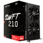 Placa gráfica XFX Radeon RX 7600 — 8 GB GDDR6, PCIe 4.0, 128-Bit, 2x DisplayPort 2.1, HDMI 2.1, 2 ventoinhas
