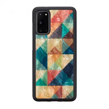 Capa de proteção iKins para Samsung Galaxy S20 — Mosaic preto