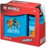 Room Copenhagen LEGO Ninjago Classic conjunto de lancheira com garrafa, azul/preto, 2 peças