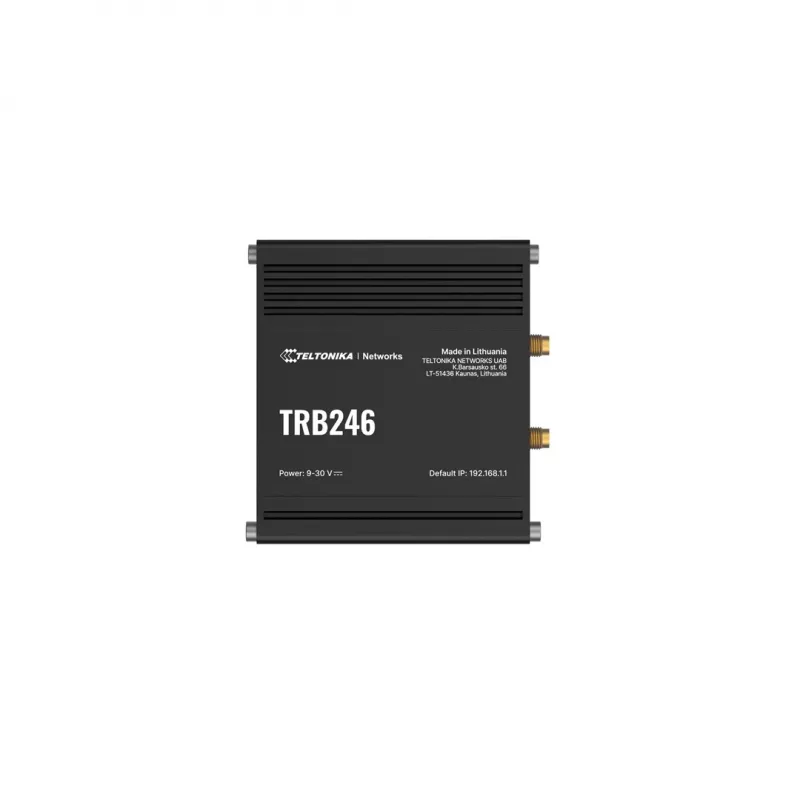 Router industrial Teltonika, gateway IoT LTE TRB246 Cat 4, 1x RJ45 100Mb/s, IP30