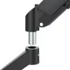 Suporte para 2 monitores Maclean, mola a gás, 17-32, 2-10 kg, preto, MC-134
